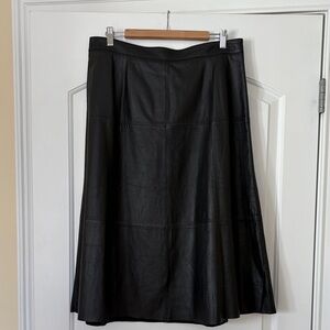 Jessica London Black A-Line Skirt